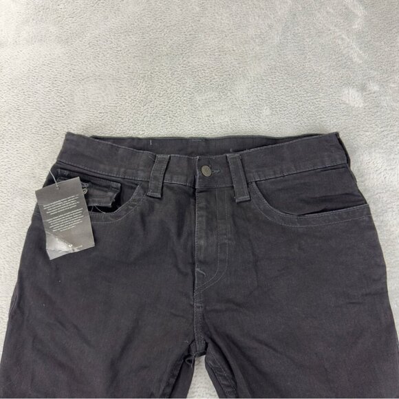 True Religion NWT Rocco Flap SN Straight Black Denim Jeans Men's Size 33x33 - Picture 8 of 10